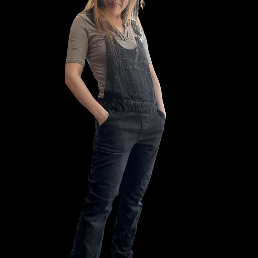 ZARA Heritage Denim Black Overall S
